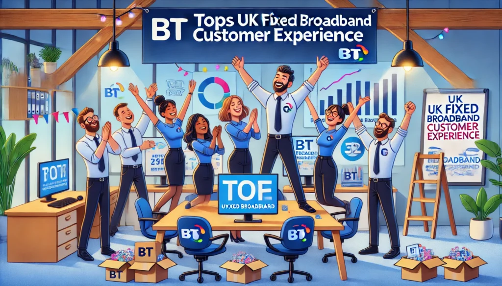 BT Tops UK Fixed Broadband Customer Experience Rankings