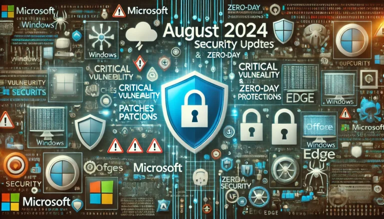 Microsoft's August 2024 Security Updates Critical Vulnerability Patches and Zero-Day Protections