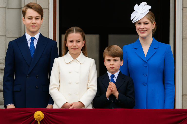 King's Grandchildren Take Center Stage With Grace at Trooping the Colour
